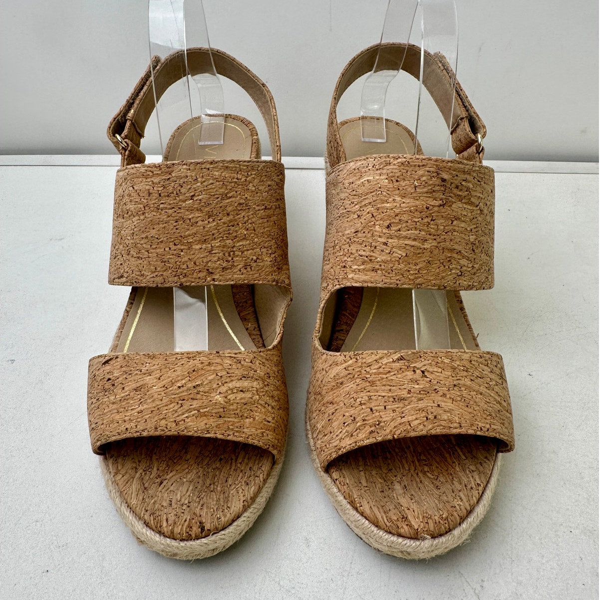 Vionic Brooke Cork Wedge Sandal Women's Sz 9