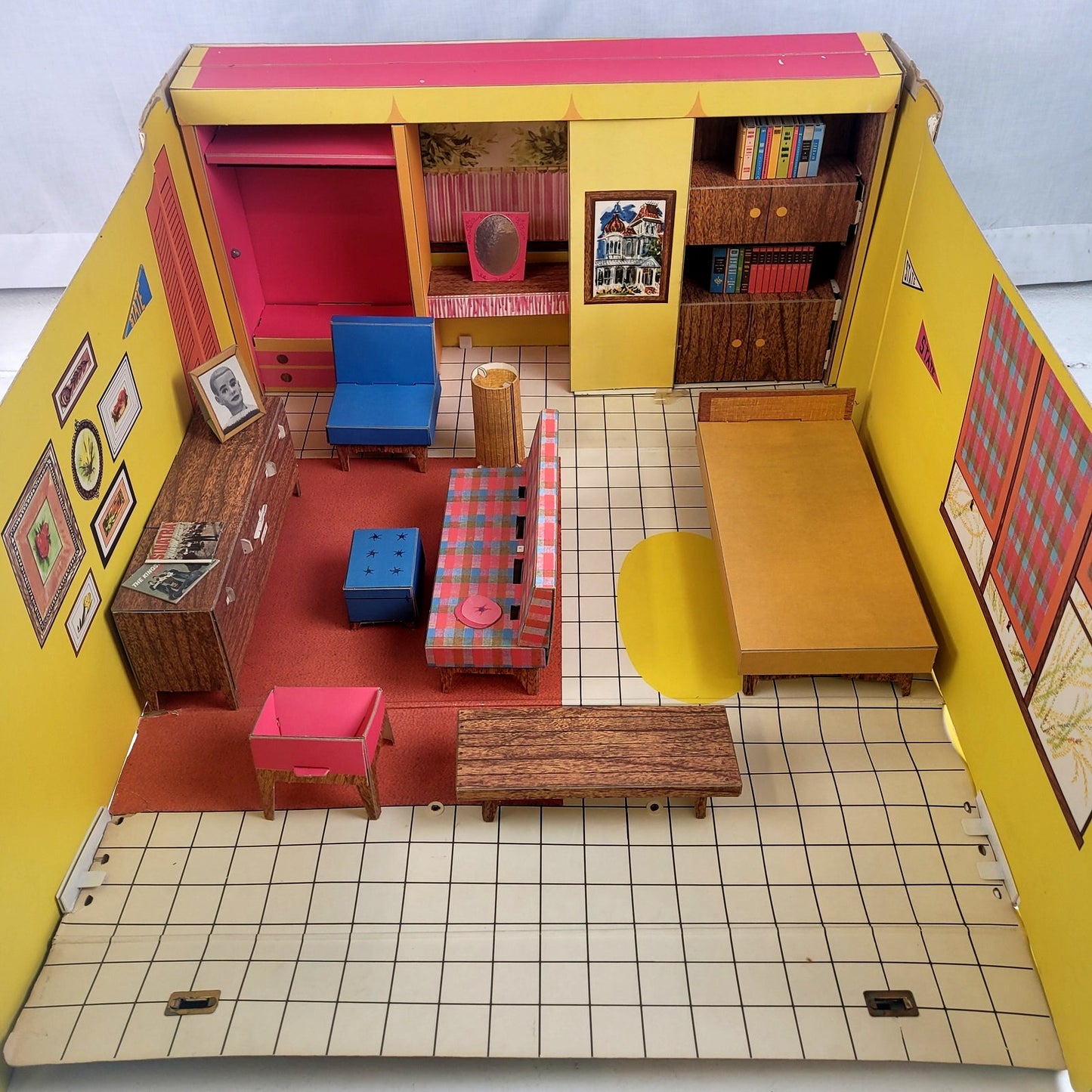 1962 Mattel Vintage Barbie Dream House with Furniture & Accessories