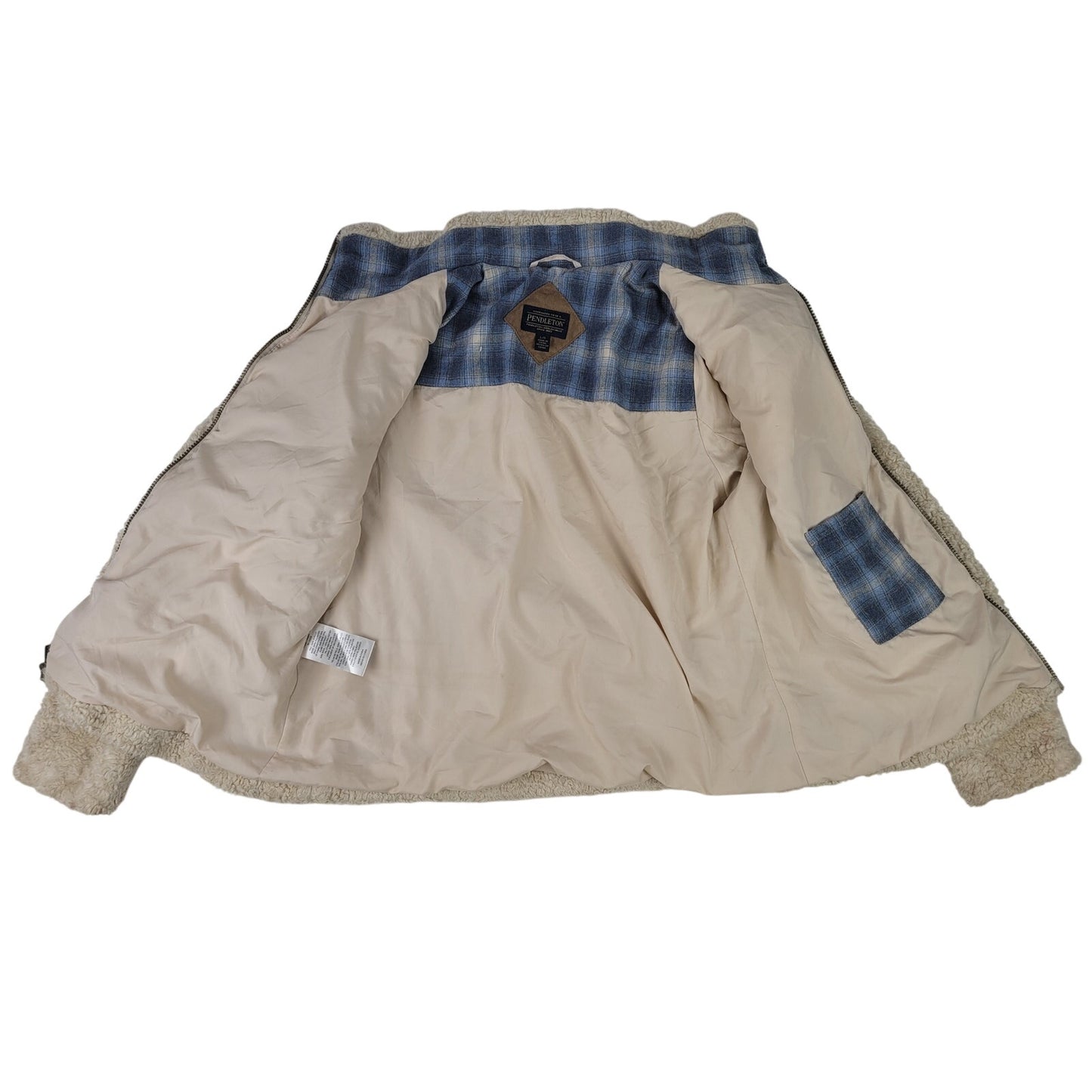 Pendleton Fuzzy Fleece Zip-up Women's Sz L