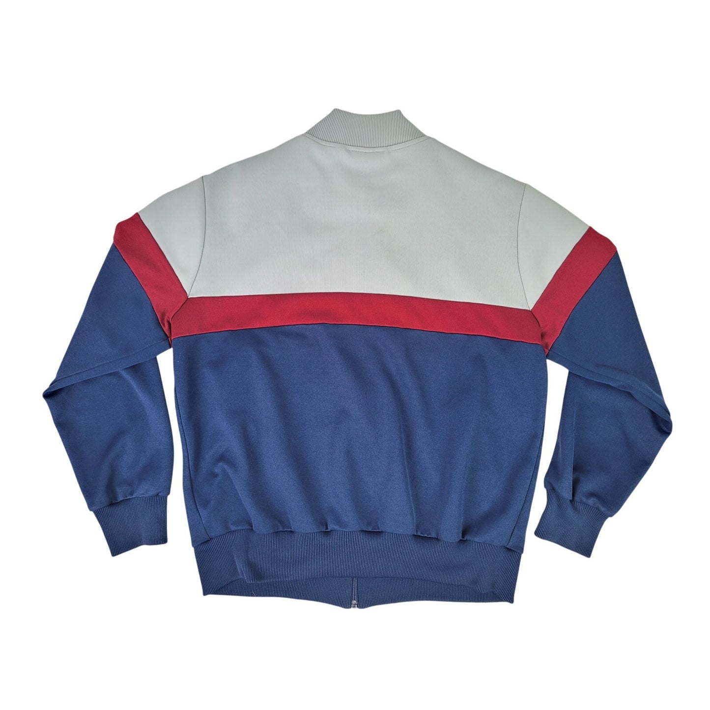 1980s Nike Track Jacket Color Block Design Red Blue White Men's Sz M