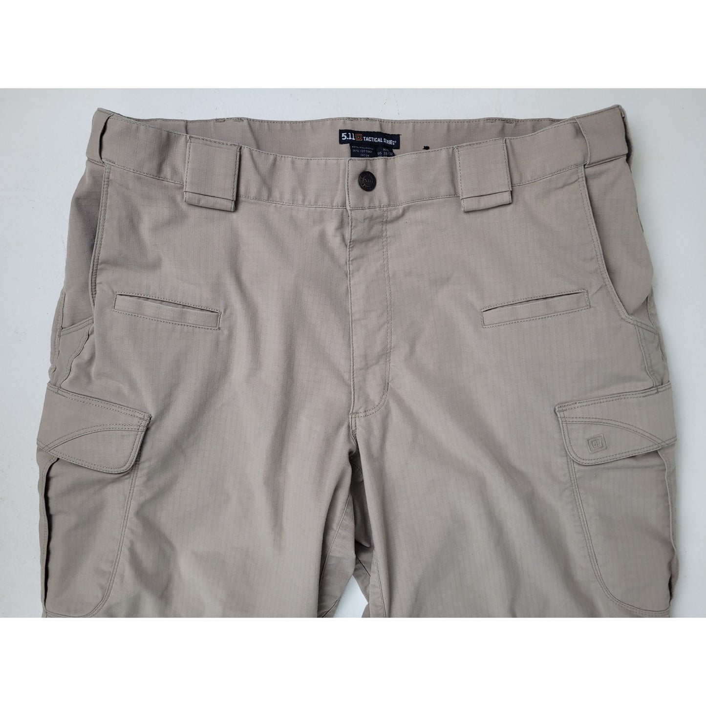 5.11 Tactical Series Khaki Cargo Work Fishing Hunting Pants Men's Sz 38x32
