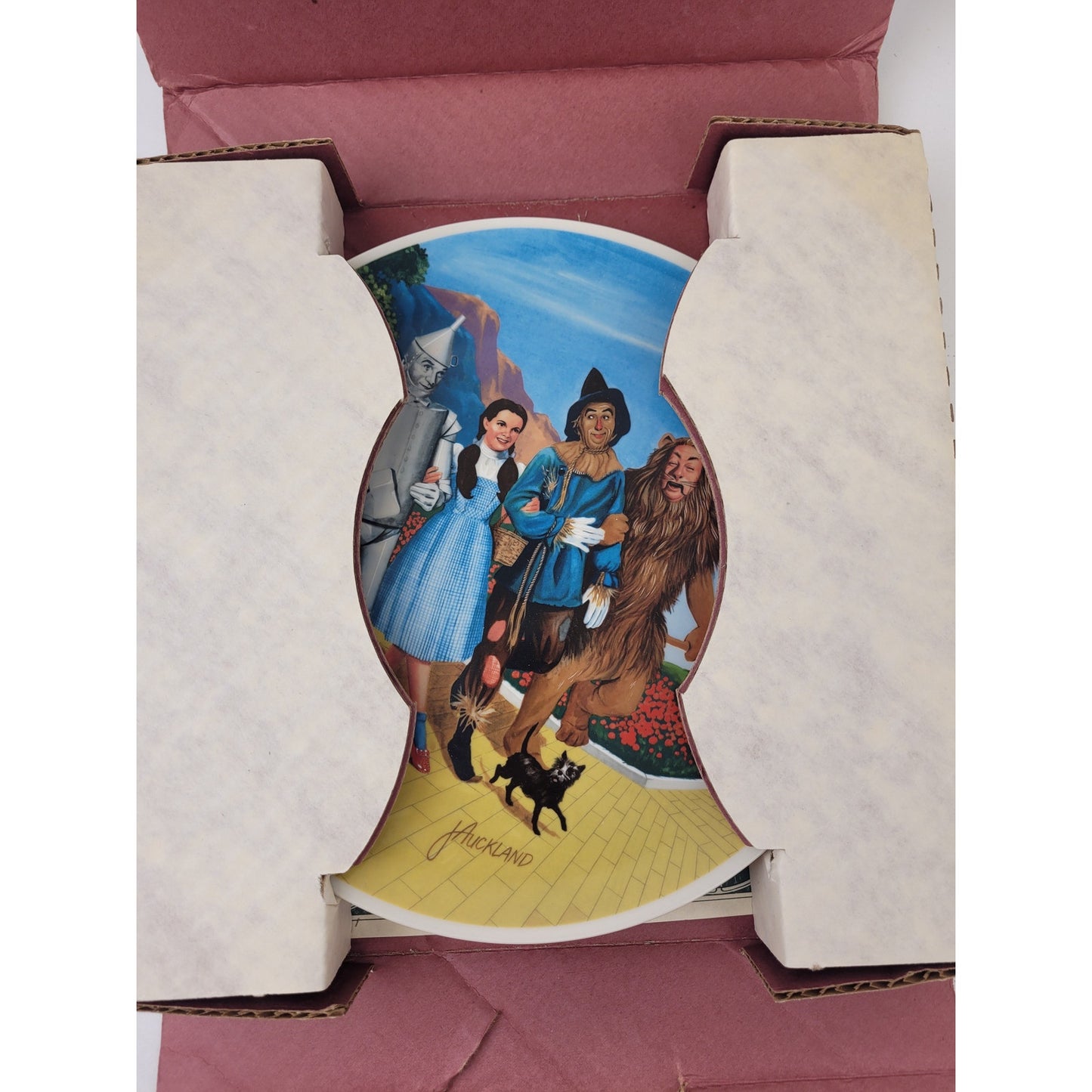 Wizard of Oz Complete Set of 8 Aukland Plates 1979 Knowles Fine China NIB