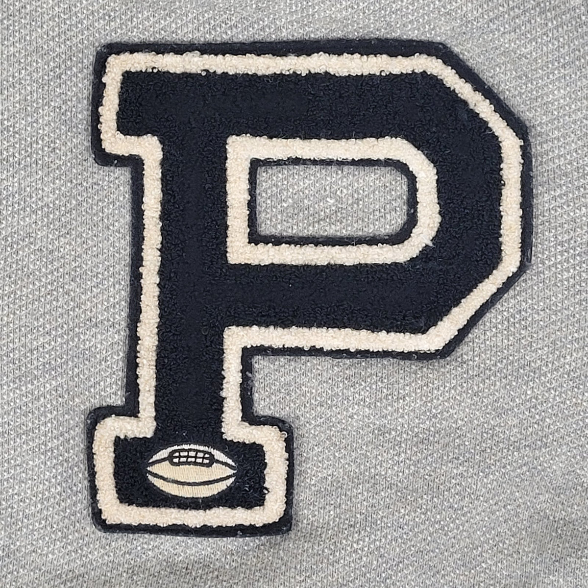 Polo Ralph Lauren Athletic Club Grey Varsity Jacket Sweatshirt Men's Sz XXL