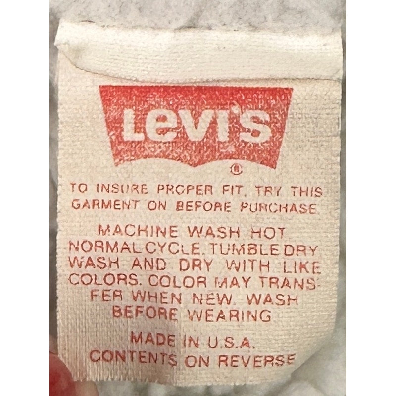 Vintage Levi's Made in USA Sherpa Lined Denim Trucker Jacket M's XL / W's XXL