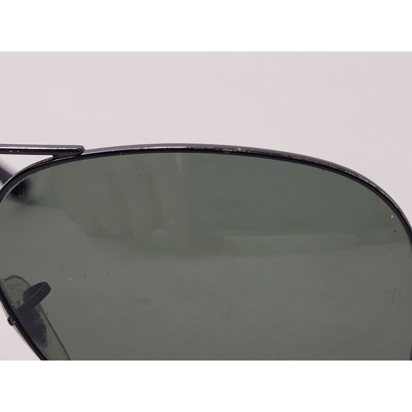 Ray-Ban Aviator Polarized Sunglasses Total Black with Case Made in Italy