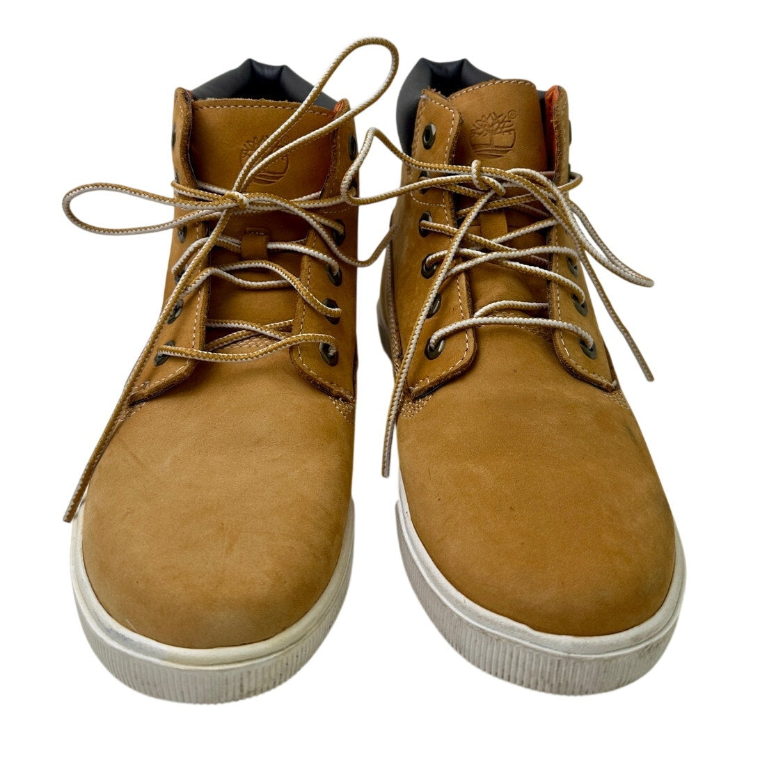 Timberland EK 2.0 6-Inch Wheat Nubuck Lace-Up Sneaker Boots Youth Sz 5