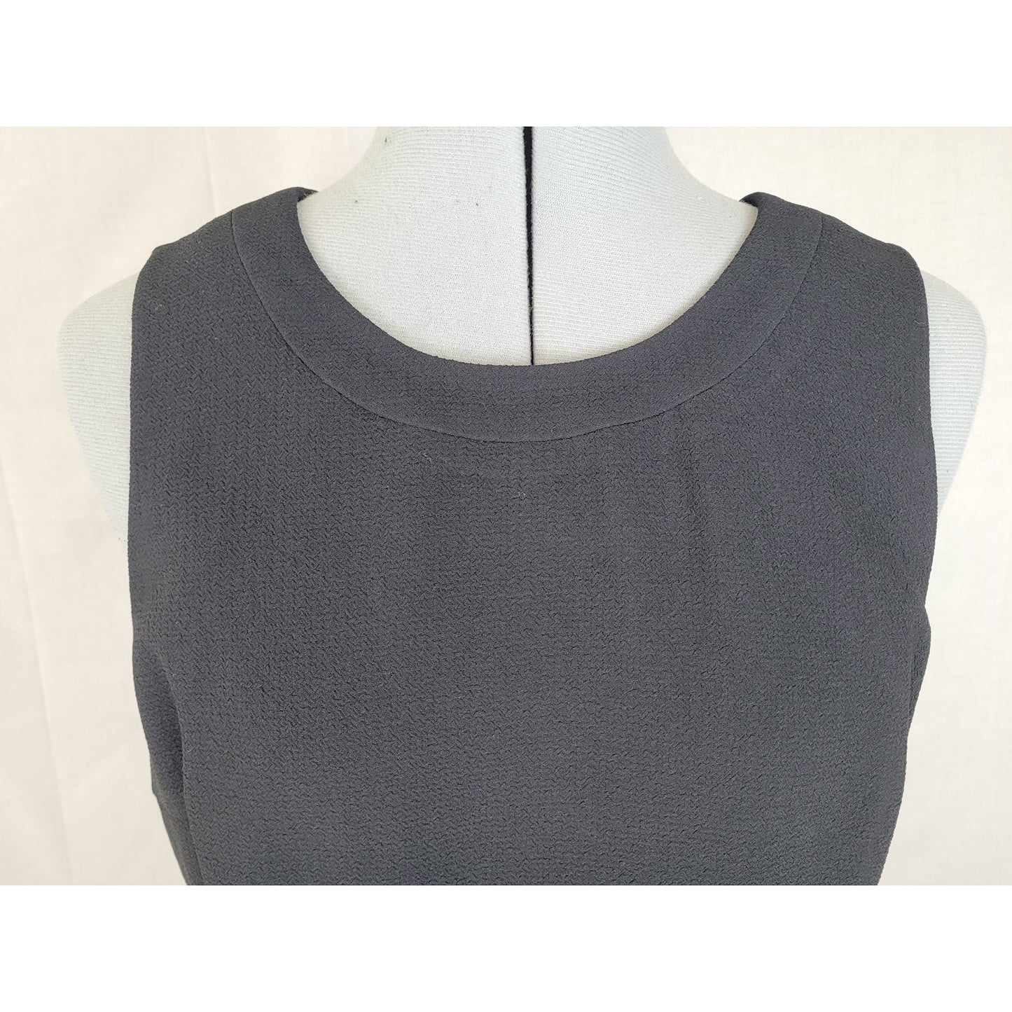 Madewell Little Black Dress A-Line Skirt Horizontal Pleats Sz 10 NWT