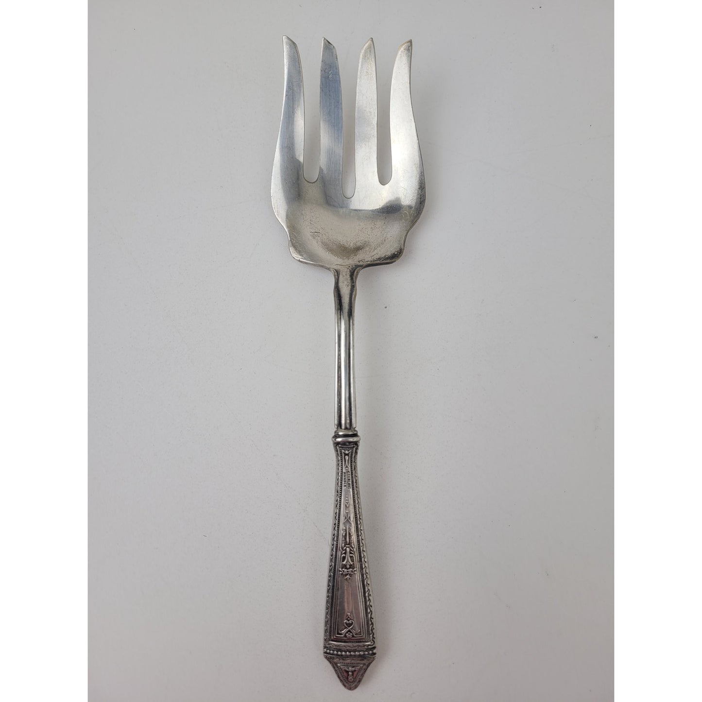 Antique Sterling Silver Fish Serving Fork