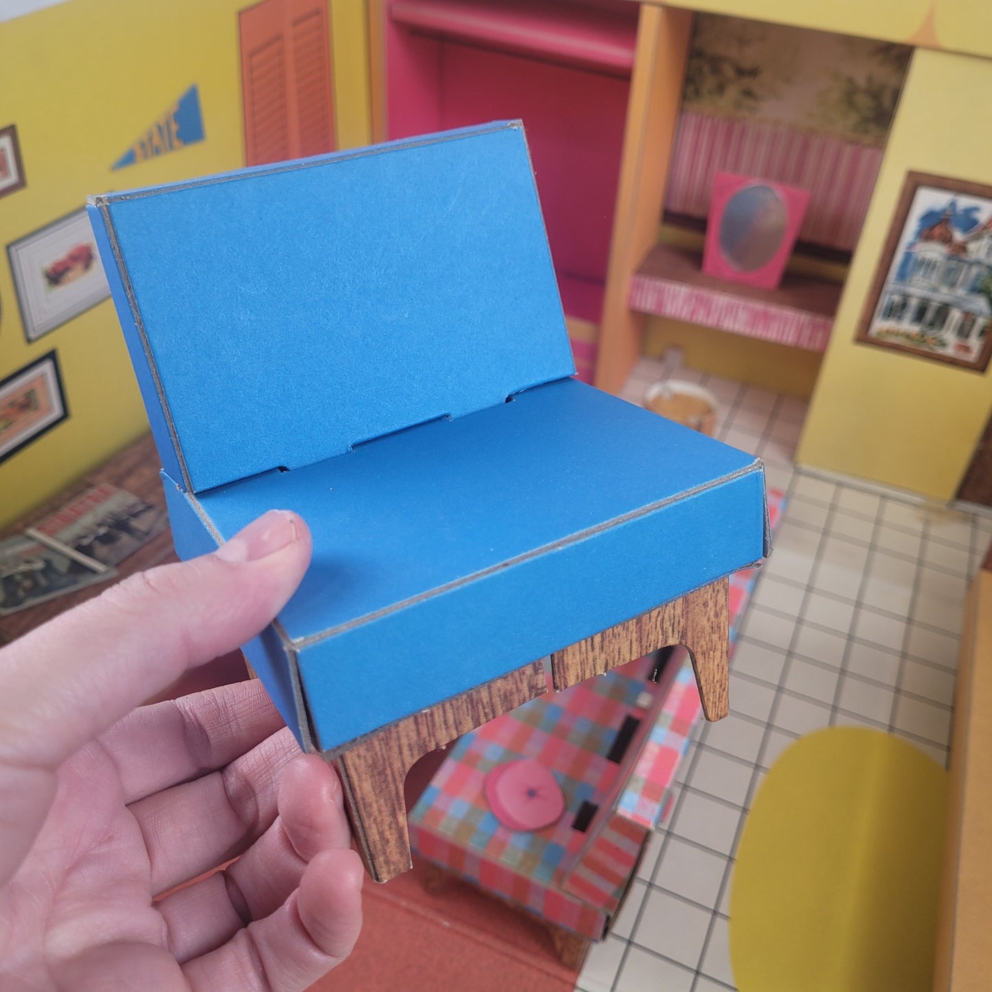 1962 Mattel Vintage Barbie Dream House with Furniture & Accessories