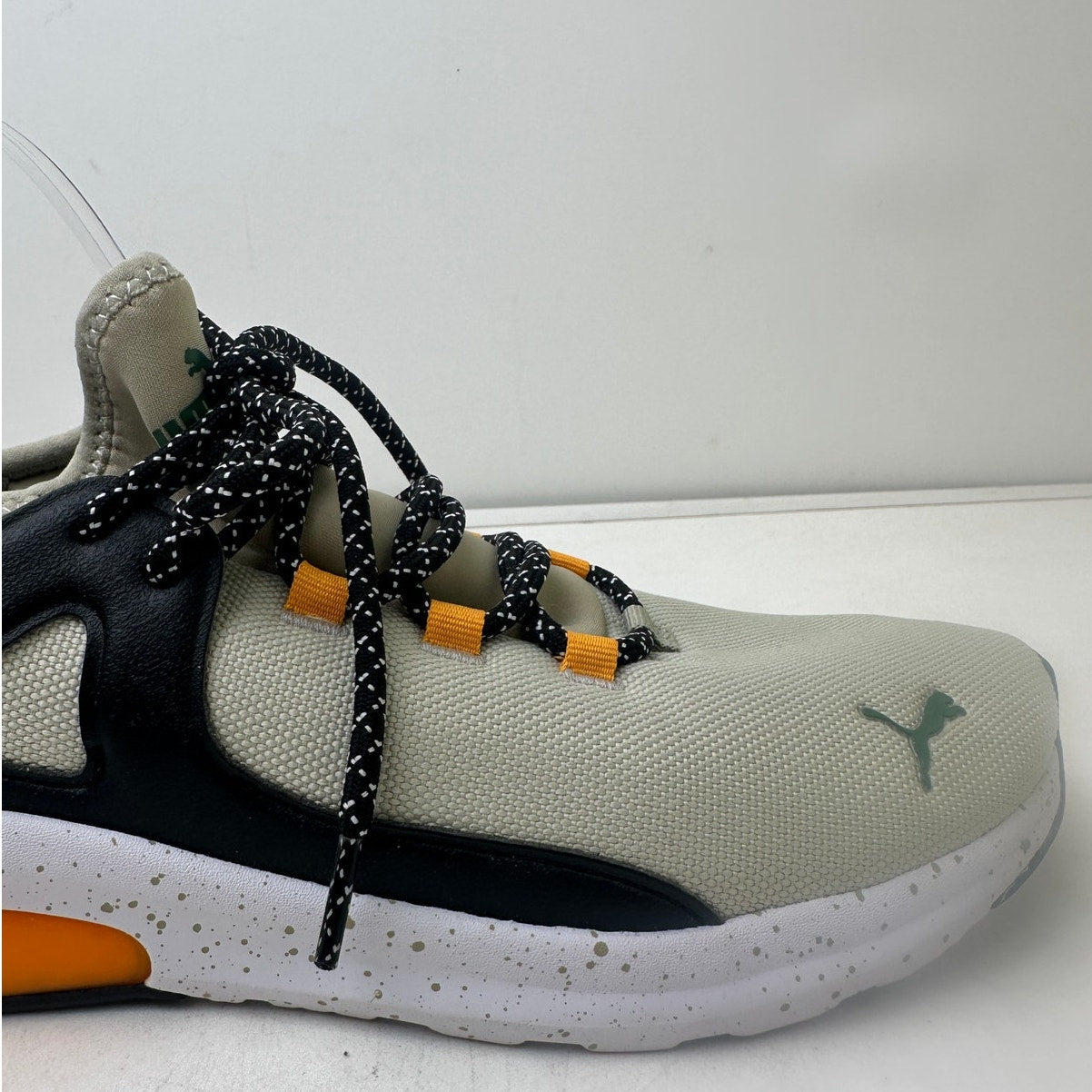 Puma Electron 2.0 Open Road Pebble Gray/Deep Forest/Apricot Sneakers Men's Sz 10