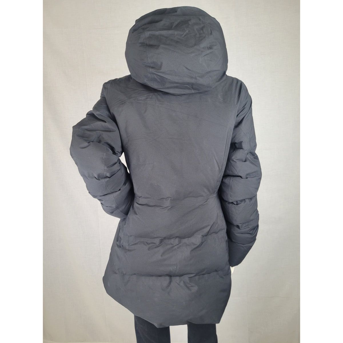 Lululemon Black Sleet Street Jacket Goose Down Puffer Women's Sz 10