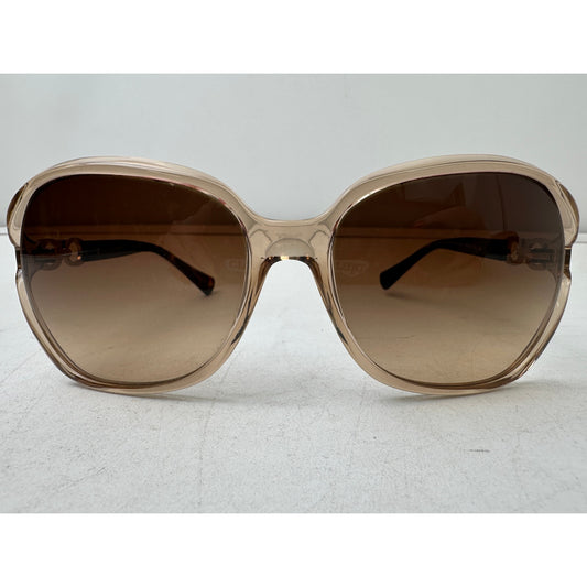 Coach HC8145 Kissing C Translucent Nude Butterfly Sunglasses