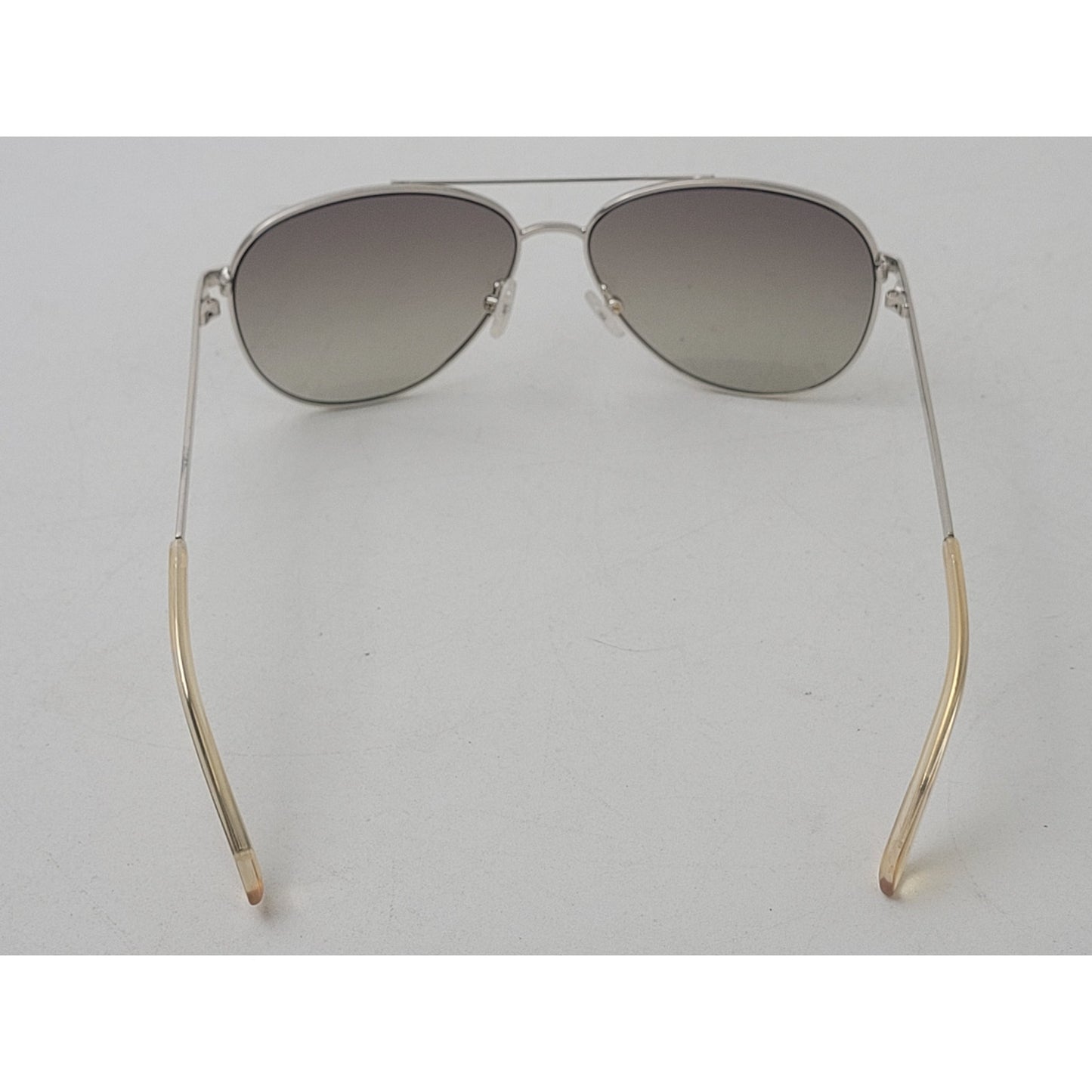 Kate Spade Emmaline Silver Metal Aviator Sunglasses EUC