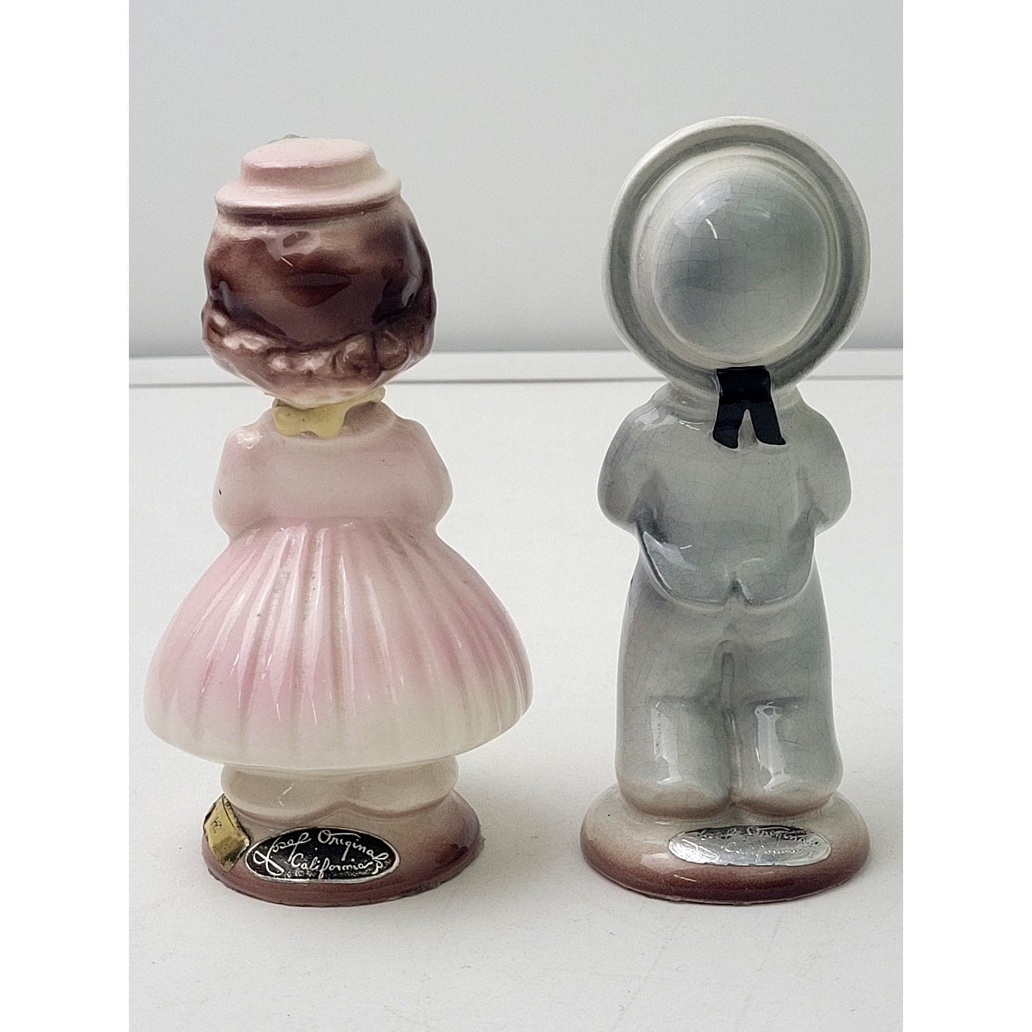 Vintage Ceramic Josef 1953 Originals Flower Girl and Ring Bearer Boy Wedding