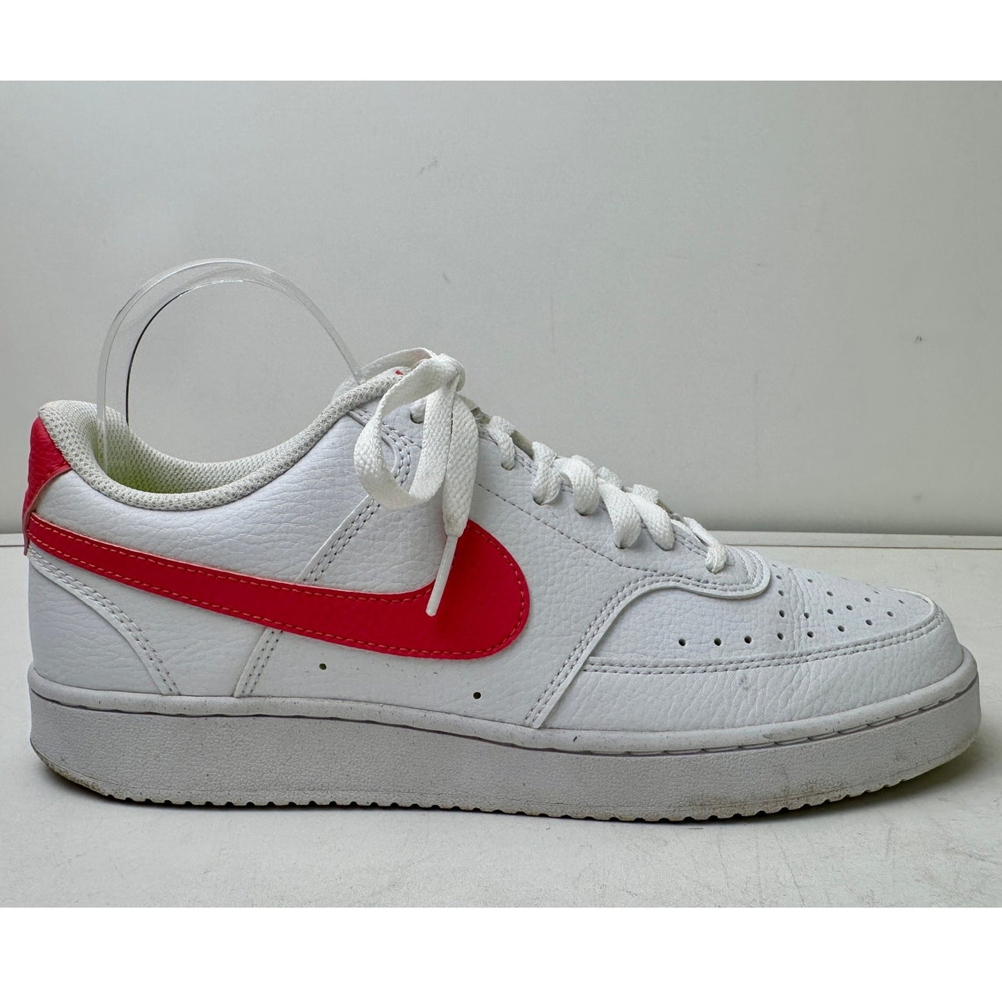 Nike Court Vision Low White / Sea Coral Sneakers Women's Sz 10.5