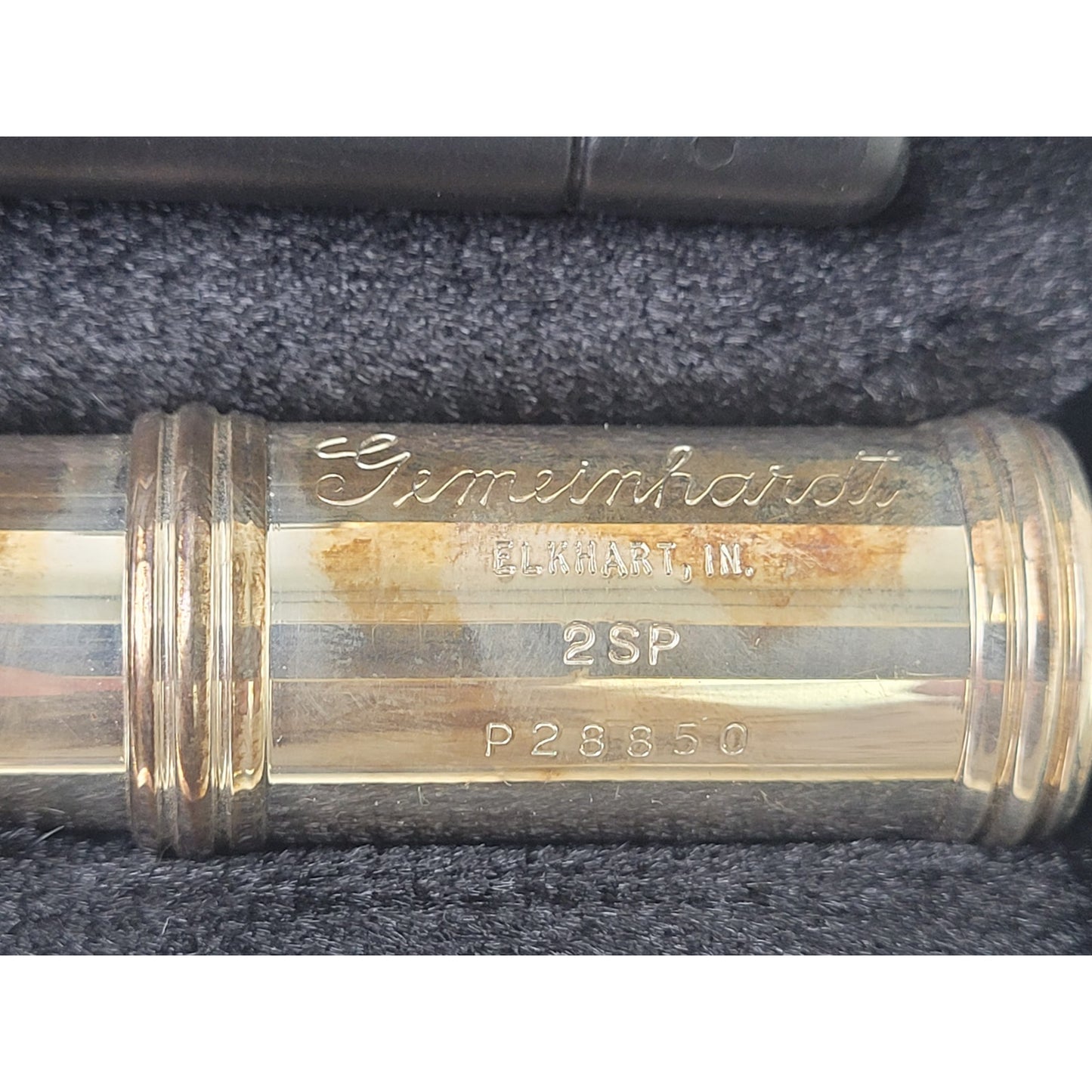 Gemeinhardt Silver-Plated Flute 2SP P28850 with Case USA Made