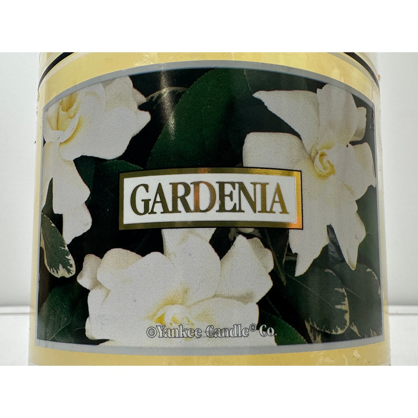 Vintage Retired Yankee Candle Gardenia Housewarmer Large 22oz Jar