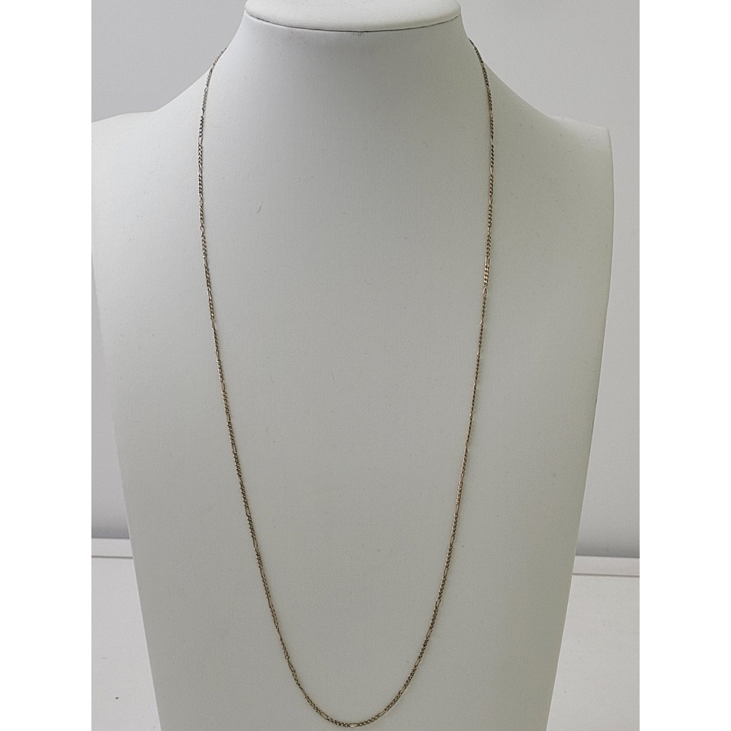 14K Yellow Gold Figaro Chain 21" | 2 Grams | Made in Italy