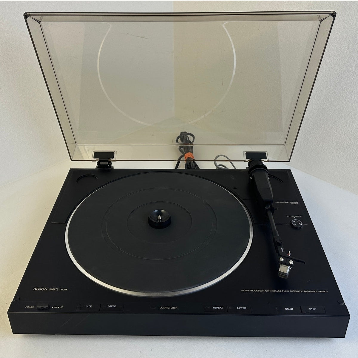 Vintage Denon DP-23F Fully Automatic Direct Drive Turntable | Power Tested