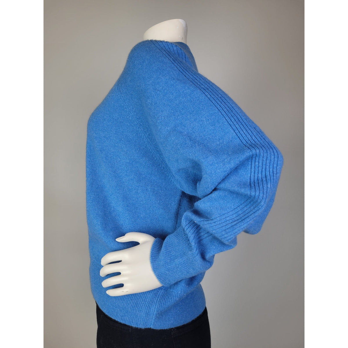 Kinross Cashmere 100% Cashmere Blue Pullover Sweater Women's Sz S