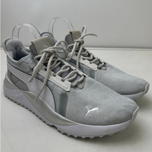 PUMA Pacer Future Street Plus Grey/White Sneakers Men's Sz 9.5