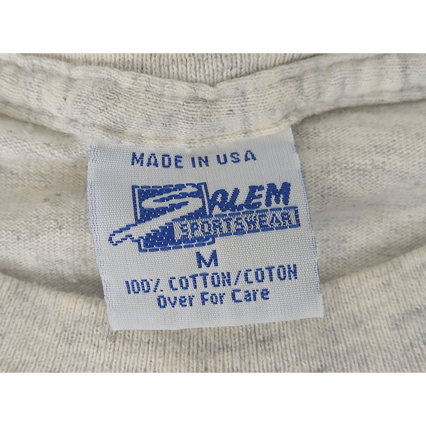 Vintage 90s Seattle Supersonics T-Shirt NBA Caricature Men's Sz M