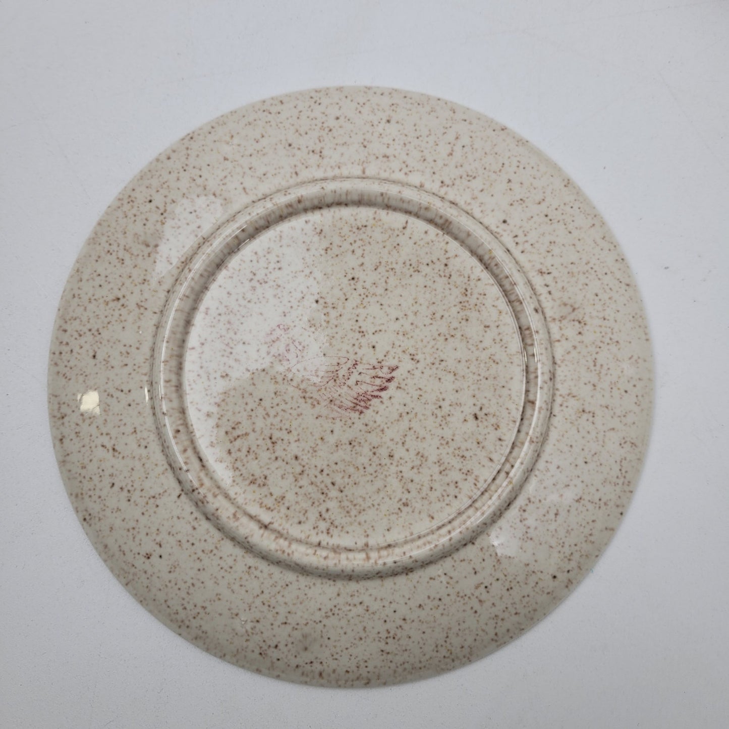 1950s MCM Red Wing Pottery "Bob White" Set of 6 Bread Plates EUC