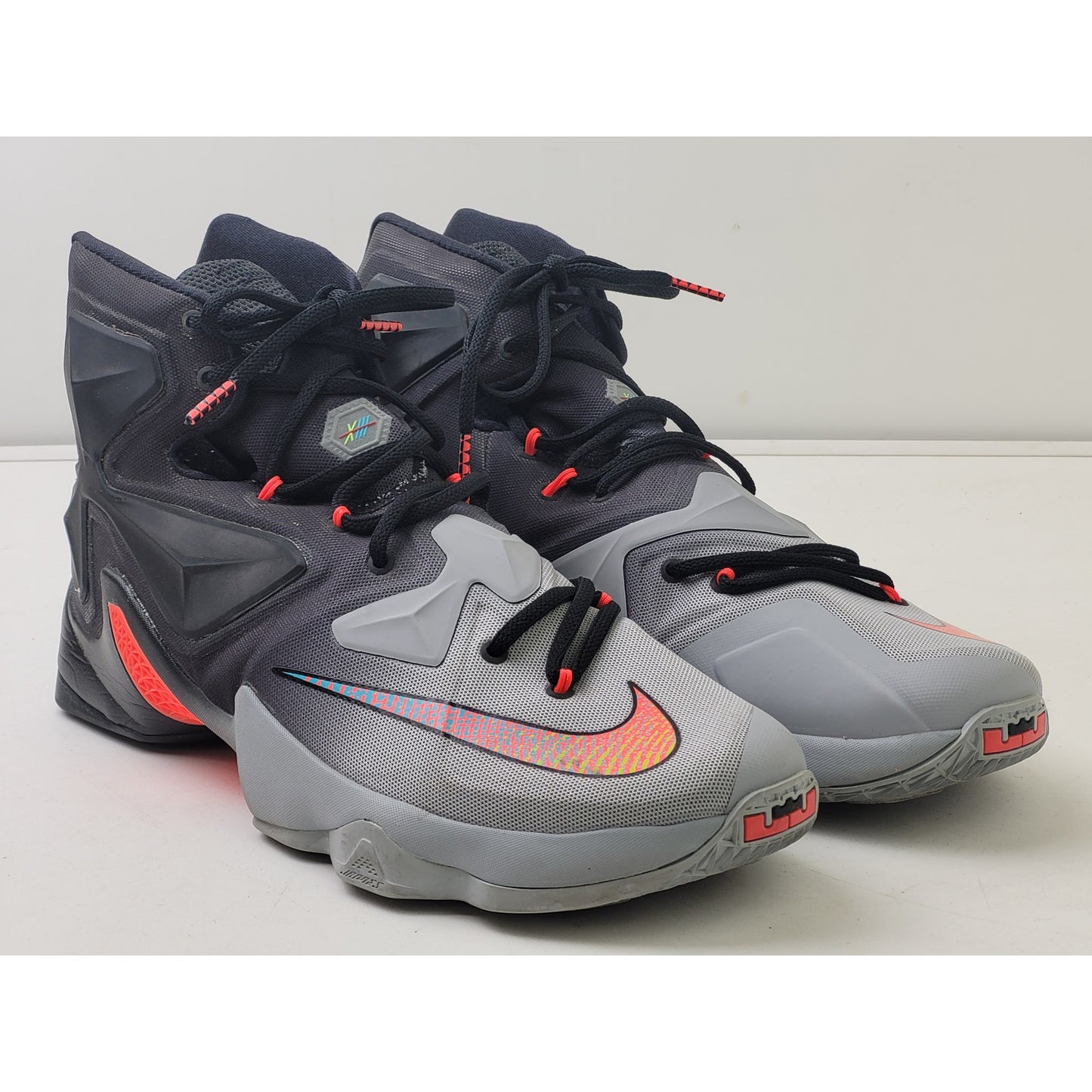 Nike LeBron 13 On Court Basketball Shoes Cool Grey Black Men's Sz 13