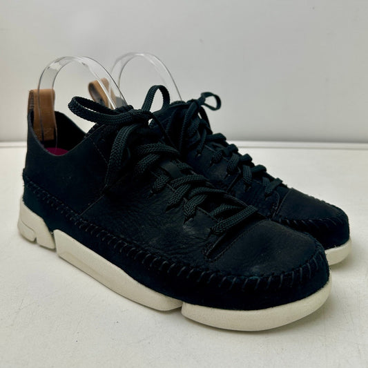 Clarks Originals Trigenic Flex Back Nubuck Leather Moccasin Sneakers Women's Sz 7.5