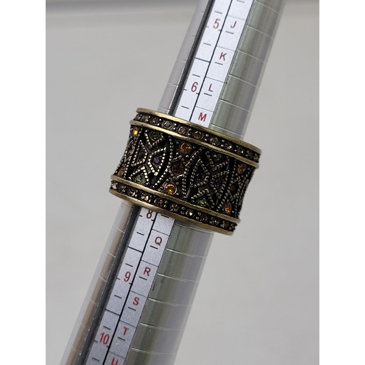 Heidi Daus Divinely Deco Rhinestone Bronze-Tone Bracelet, Watch & Ring Mixed Set