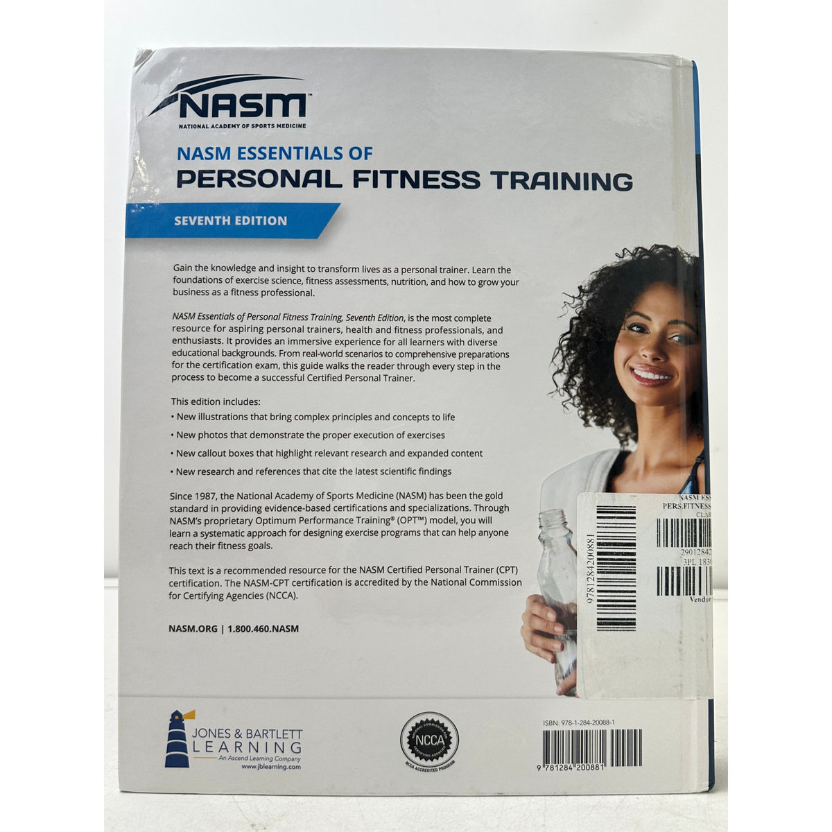NASM Essentials of Personal Fitness Training 7th Edition Hardcover Textbook