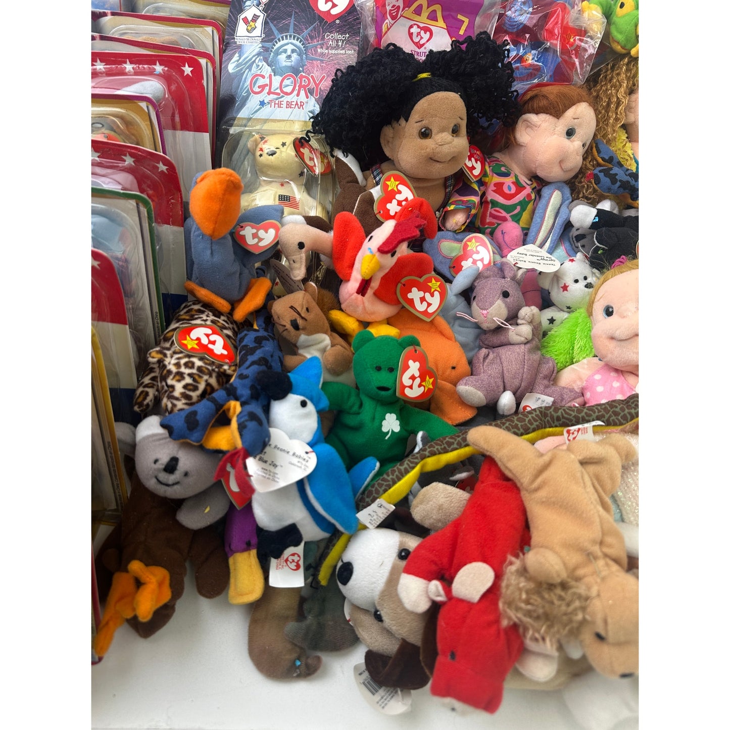 Vintage Ty Beanie Babies Lot of 60+ Items