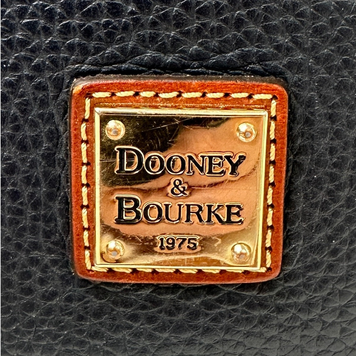Dooney & Bourke Midnight Blue Pebble Grain Leather Crossbody Bag