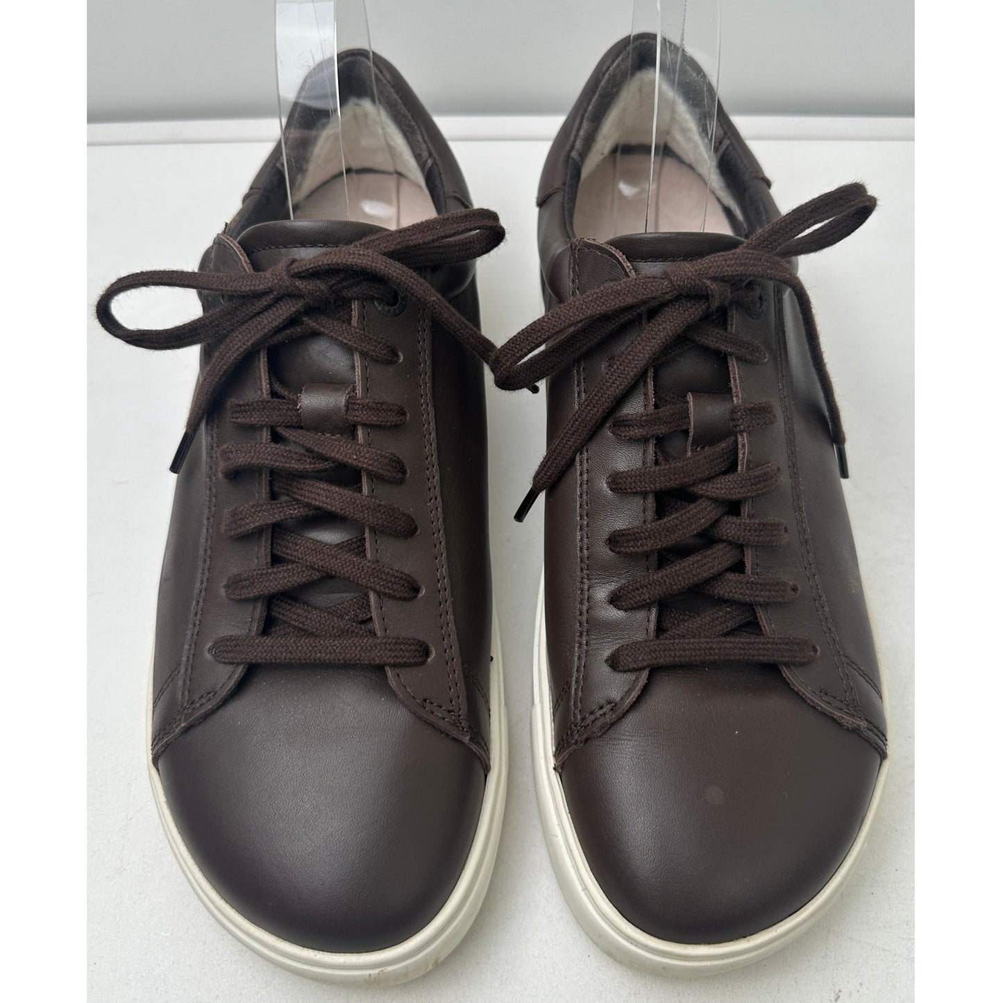 Birkenstock Bend Low Roast Brown Smooth Leather Sneakers Women's Sz 9
