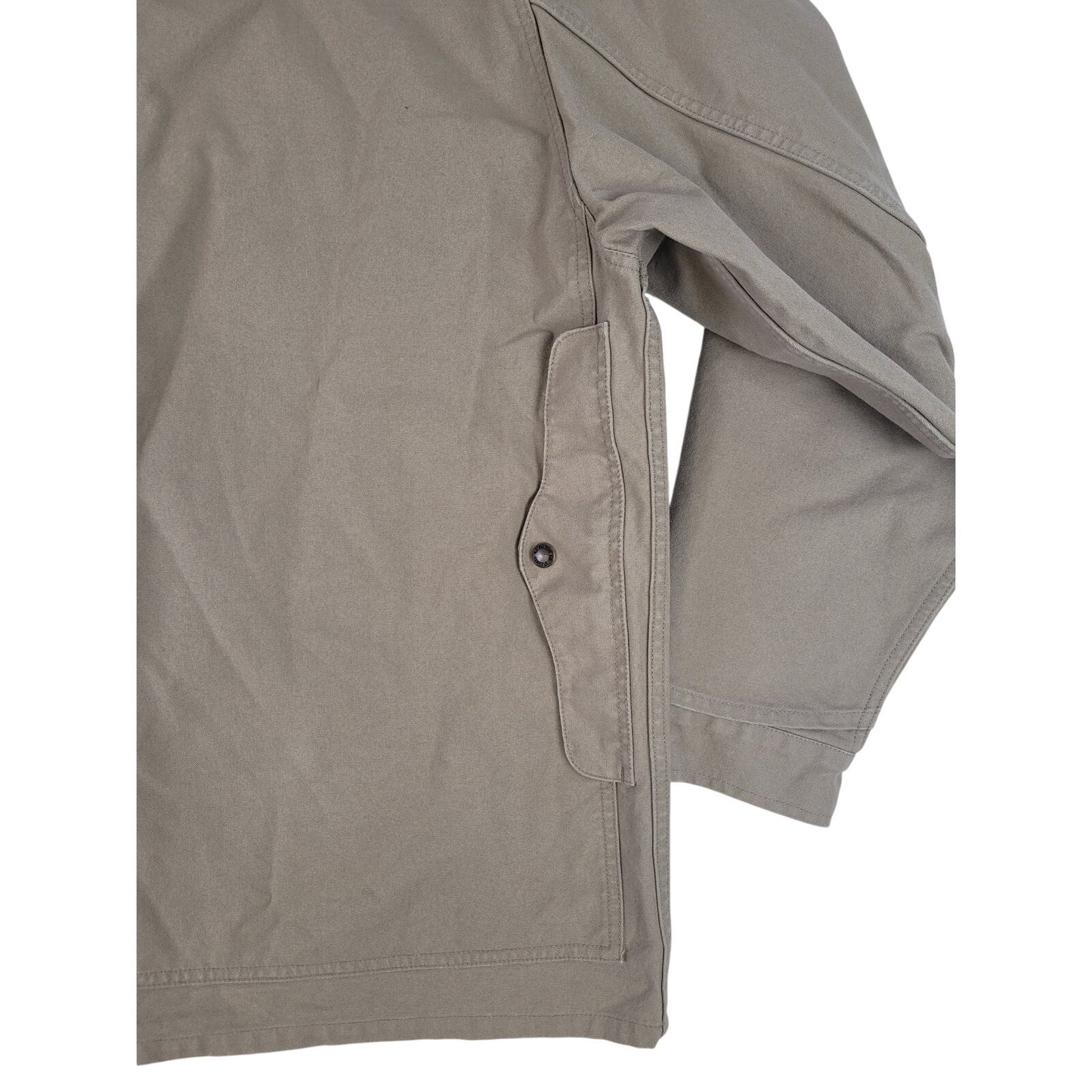 Filson Dry Tin Cruiser Jacket Chore Coat Khaki Canvas Men's Sz XL