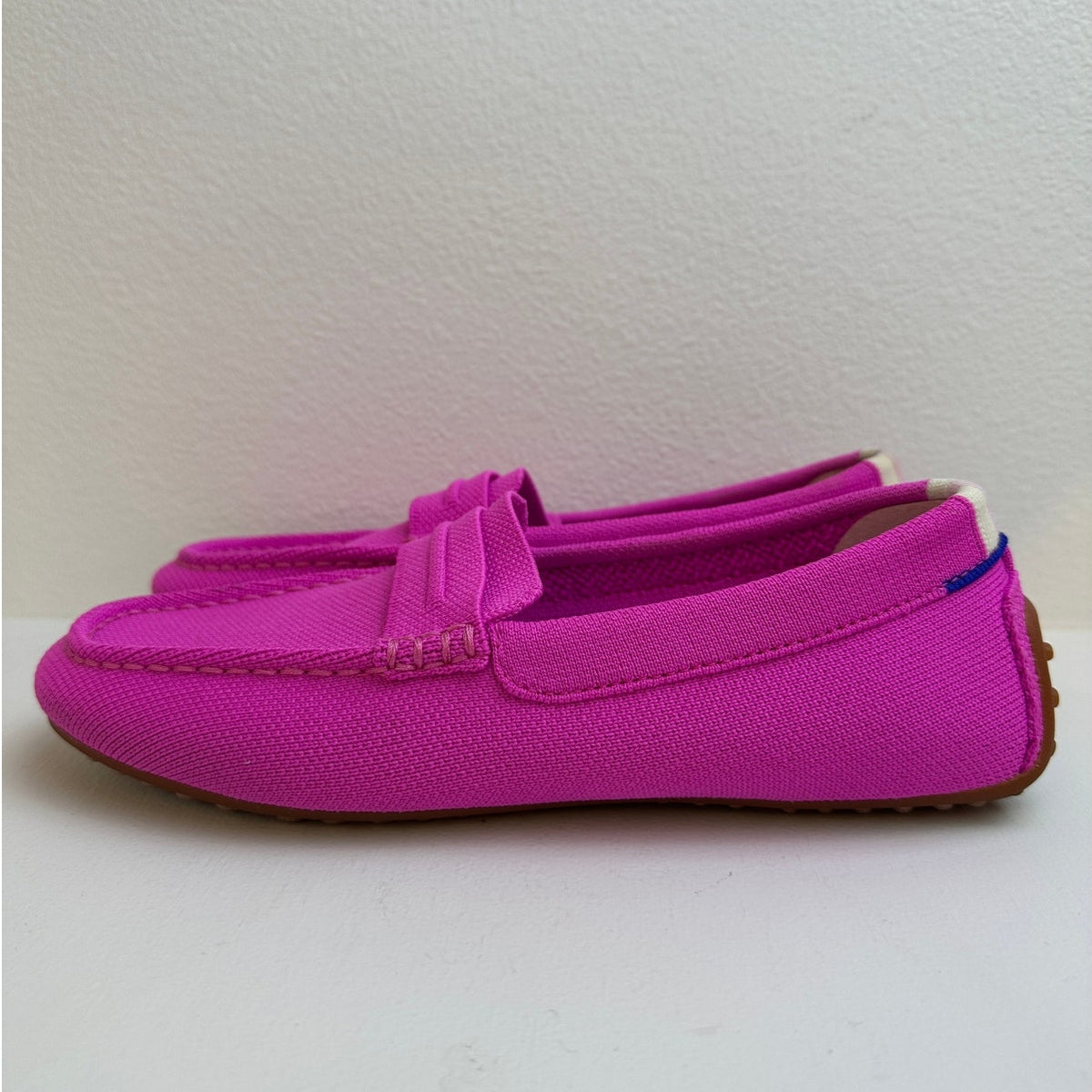 Rothy's The Driver Knit Loafers Pink Snapdragon Women's Sz 7