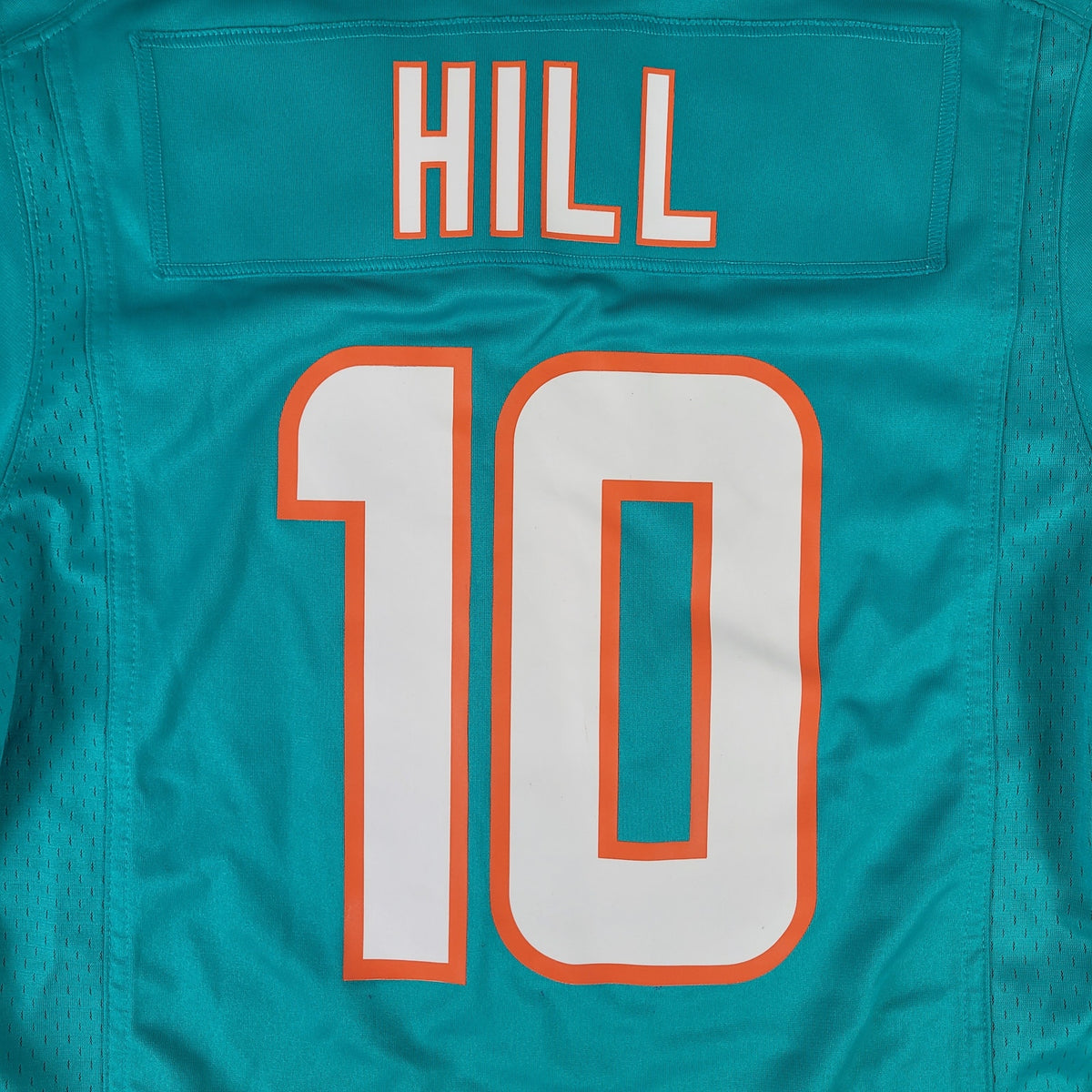 Nike Miami Dolphins Tyreek Hill #10 Aqua Football Game Jersey Sz Small
