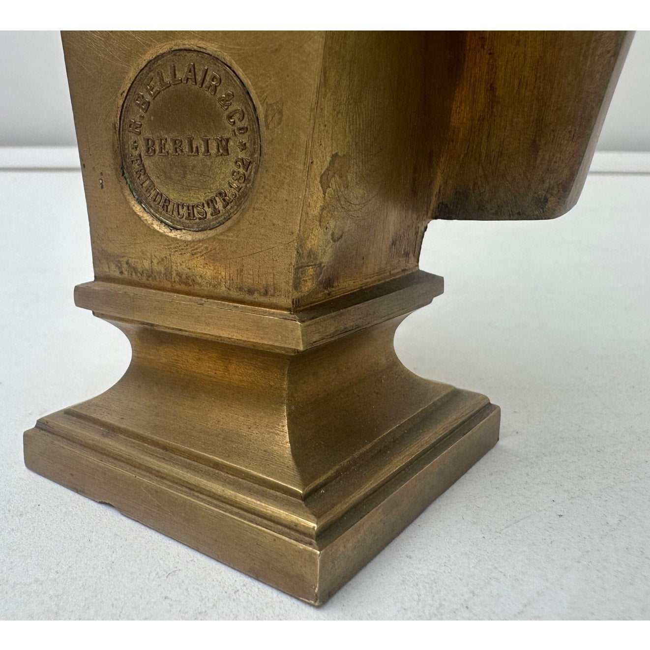 19th-Century Bronze Bust of Voltaire After Jean-Antoine Houdon by Bellair & Co Berlin