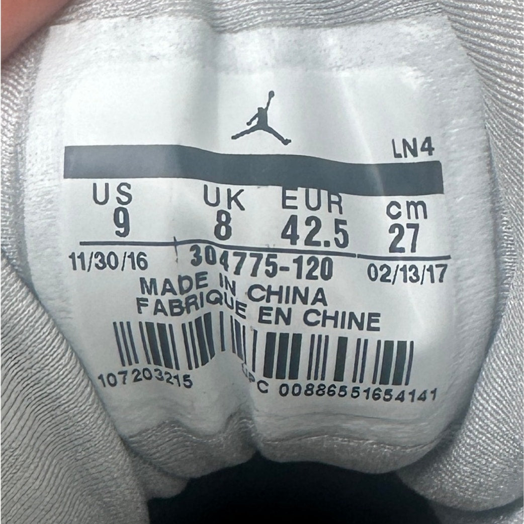 Air Jordan 7 Retro Pure Money Pure White/ Pure Platinum Sneakers Men's Sz 9