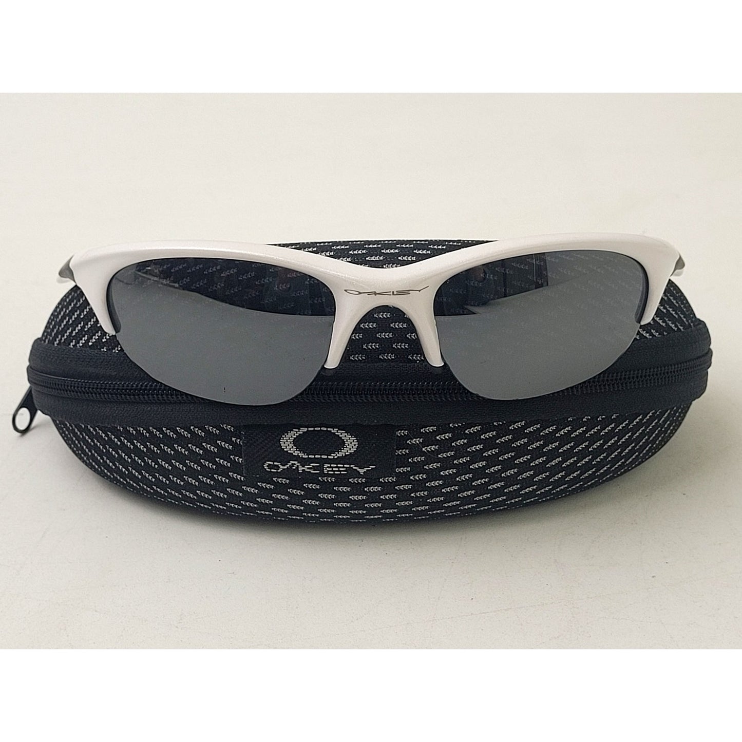 Oakley Flak Wrap White Half Rim Sports Glasses Made in USA