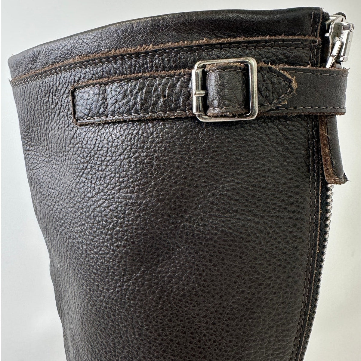Alexandra Roma Italian Leather Knee-High Riding Boots Women's Sz EU  37 / US 7
