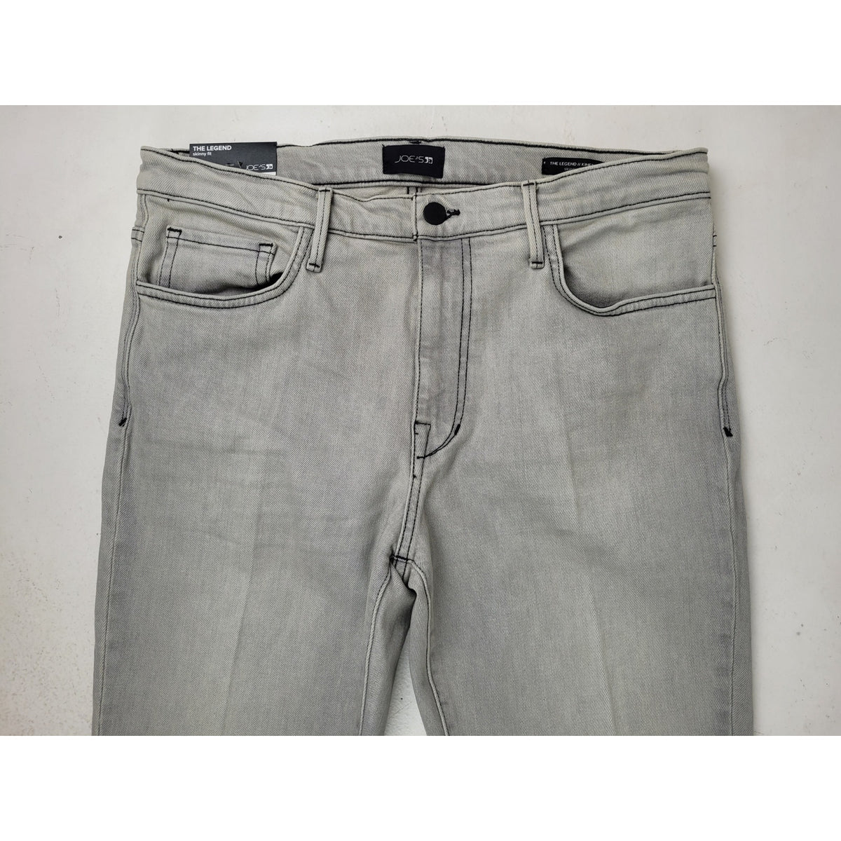 Joe's Jeans The Legend Skinny Fit Light Grey Denim Kinetic Soft Fabric Sz 33 NWT
