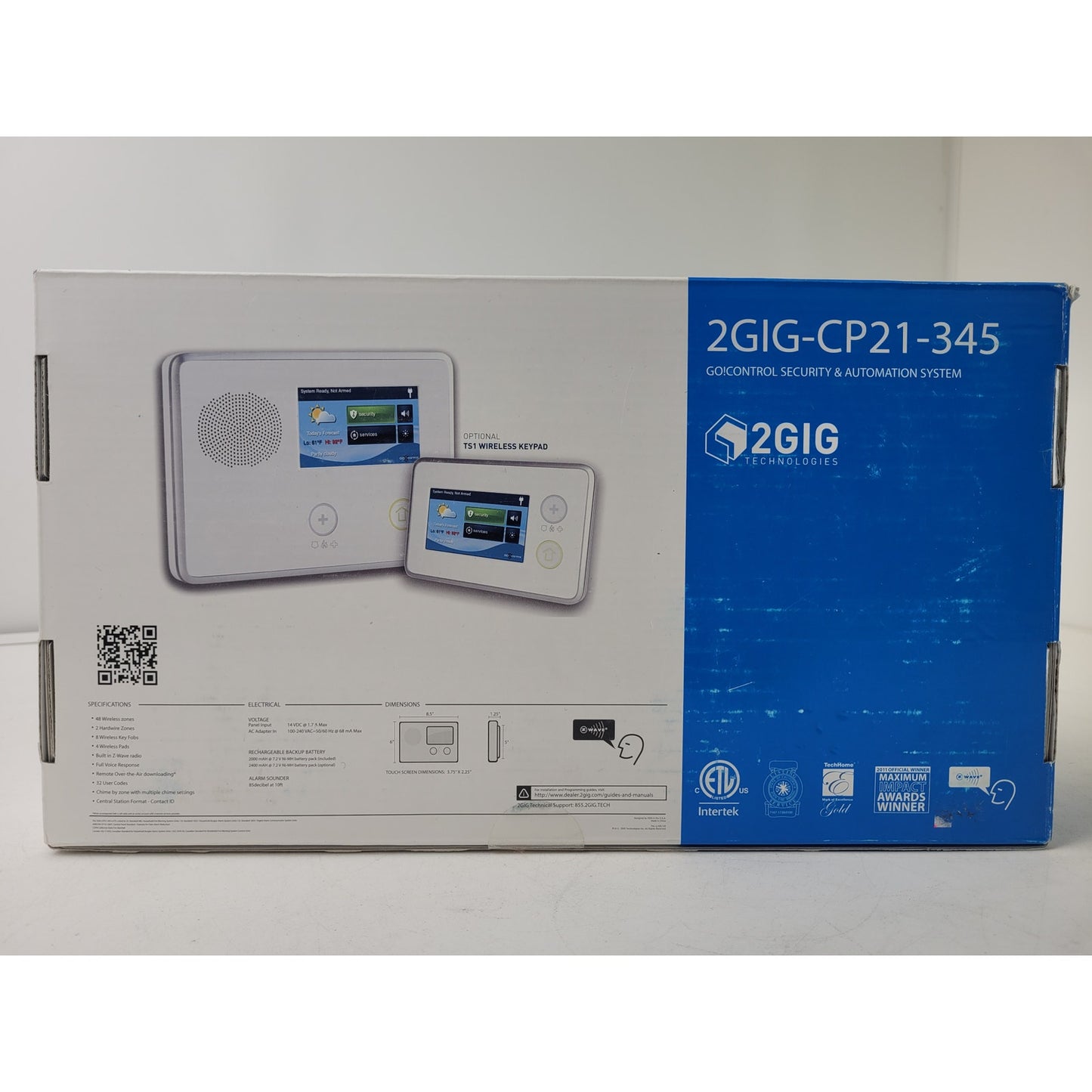 Set of 3 2GIG-CP21-345 Go Control Home Security Automation System | Open Box
