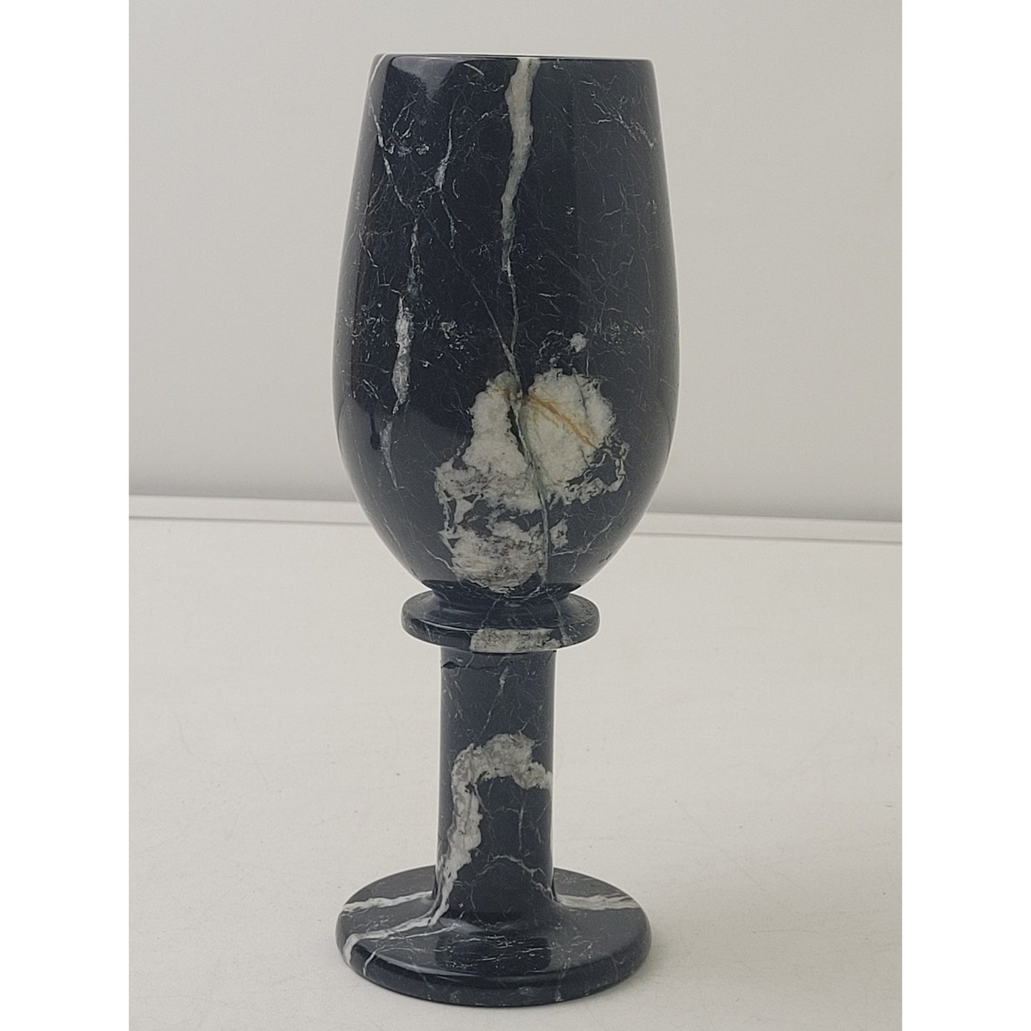 Onyx Goblets Black Marble Wine Glasses