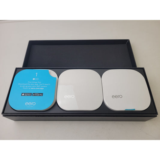 Amazon Eero Wi-Fi Mesh Router System Set of (3)