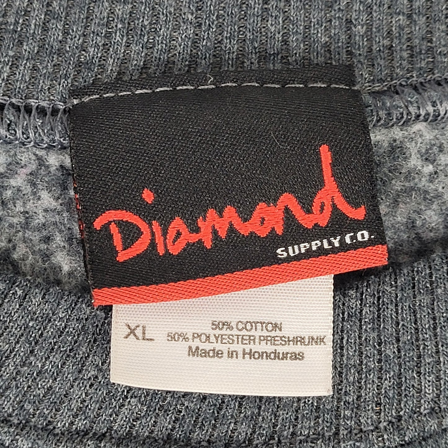 Diamond Supply Co. Dark Grey Crewneck Sweatshirt Sade Adu Men's Sz L