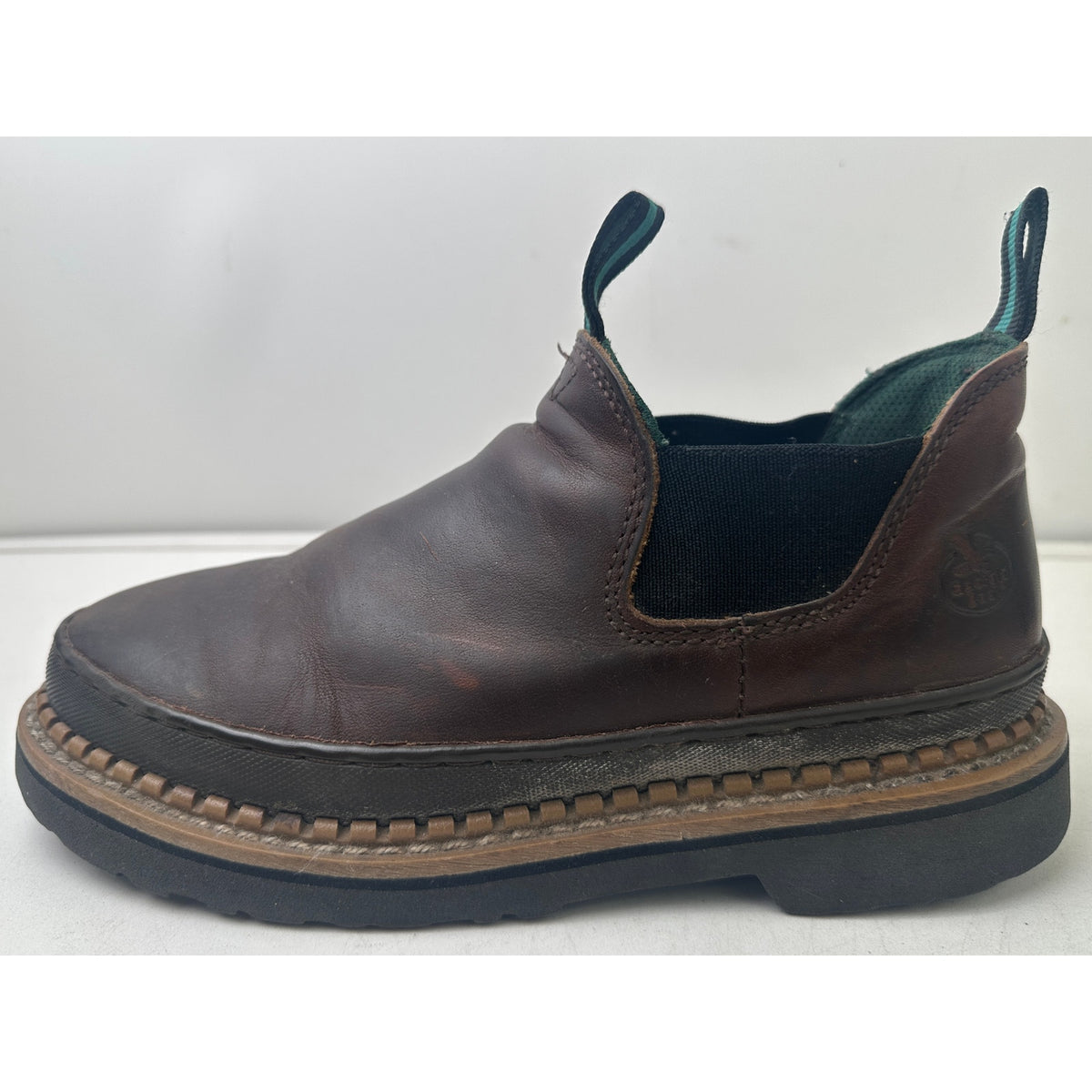Georgia Giant Romeo Pull-On Brown Work Shoes Women's Sz 7.5