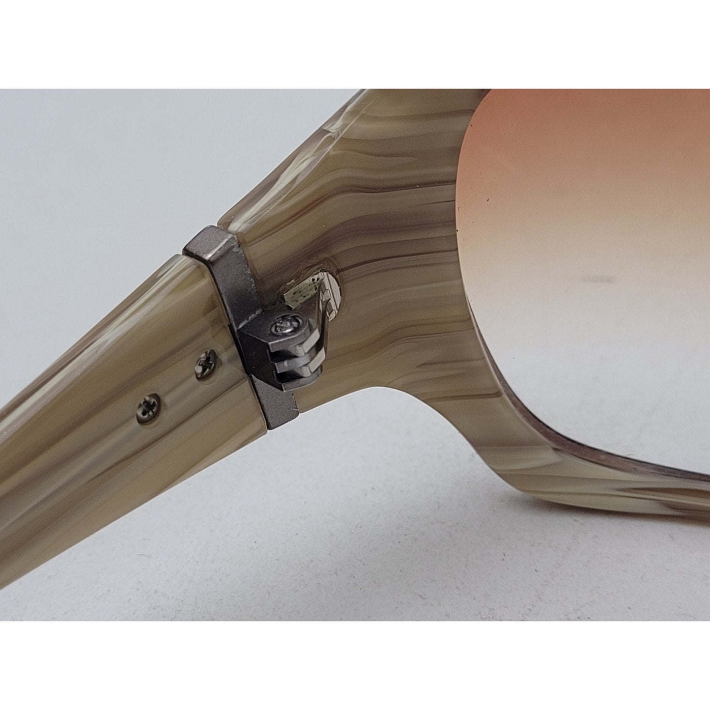 Y2K Oakley Script Bronze Gradient Women's Sunglasses with Case