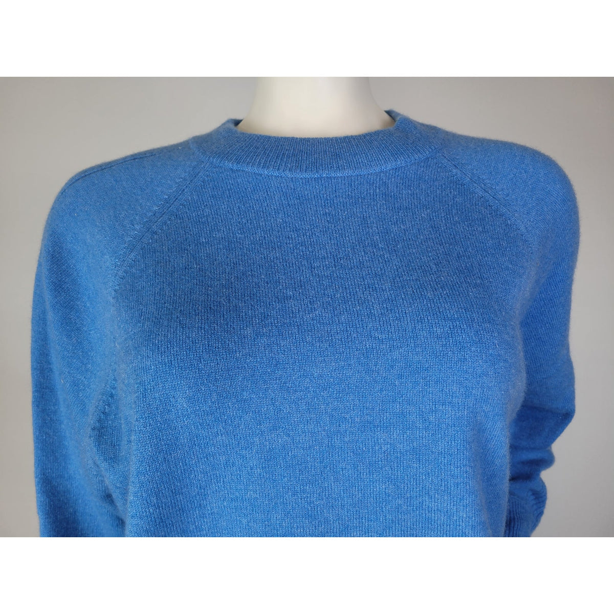Kinross Cashmere 100% Cashmere Blue Pullover Sweater Women's Sz S