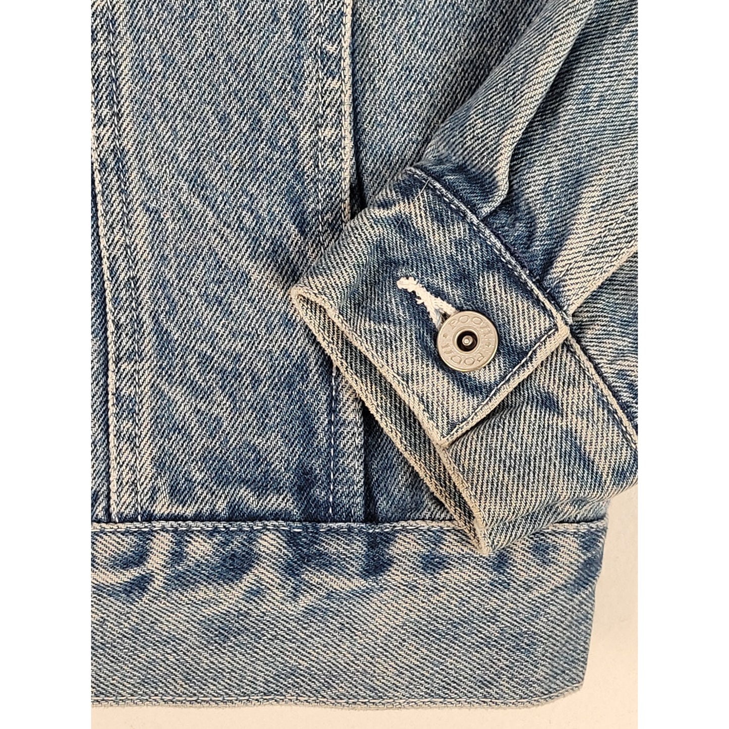 1990s Disney Winnie the Pooh Embroidered Denim Trucker Jacket Women's Sz S